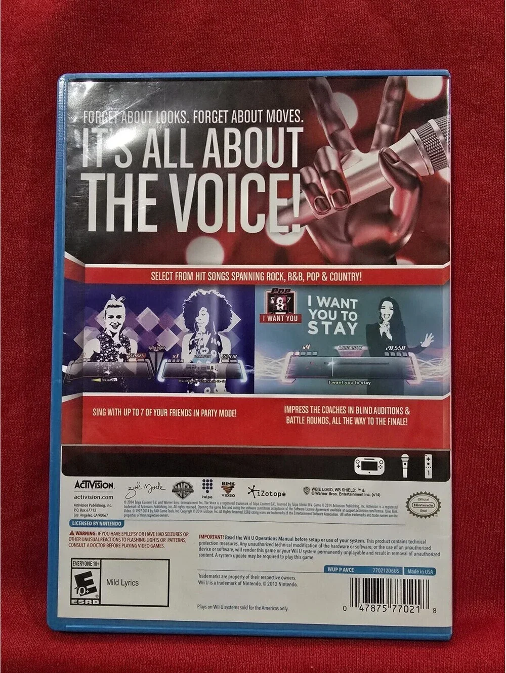The Voice I Want You (Nintendo Wii U, 2014)